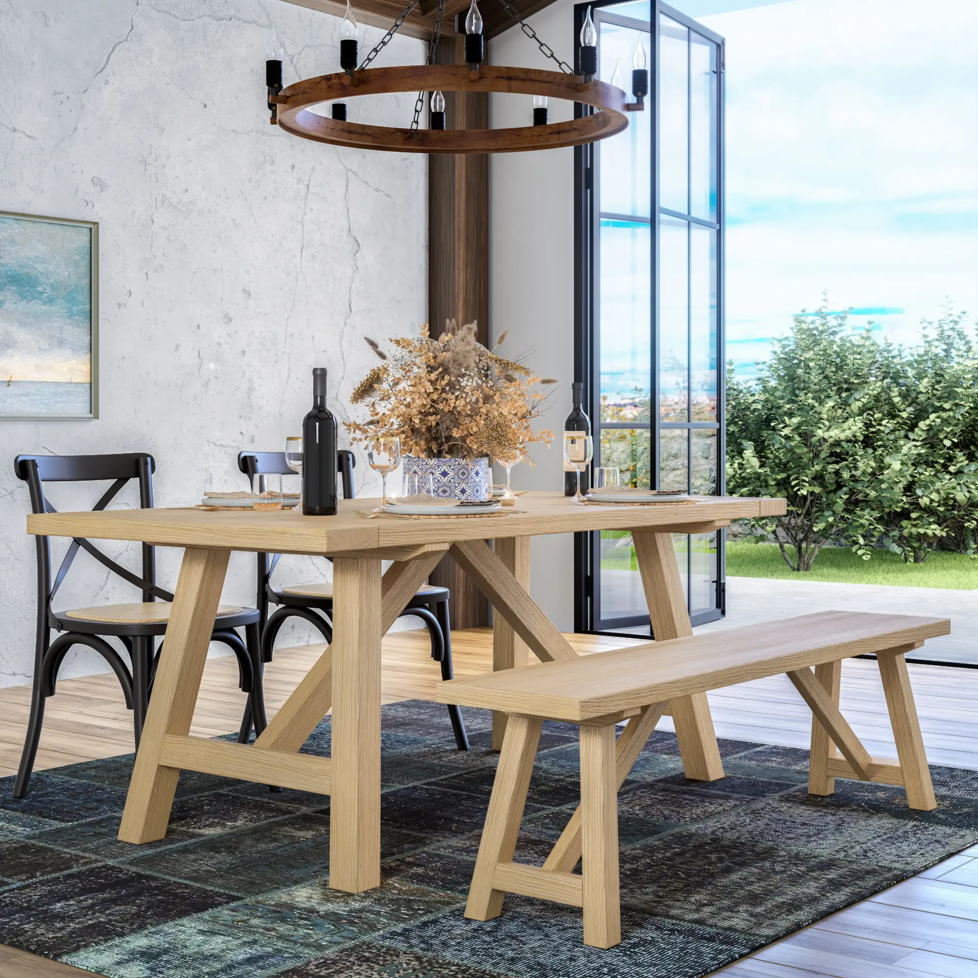 Cascais 72" Rectangular Dining Table - Image 5