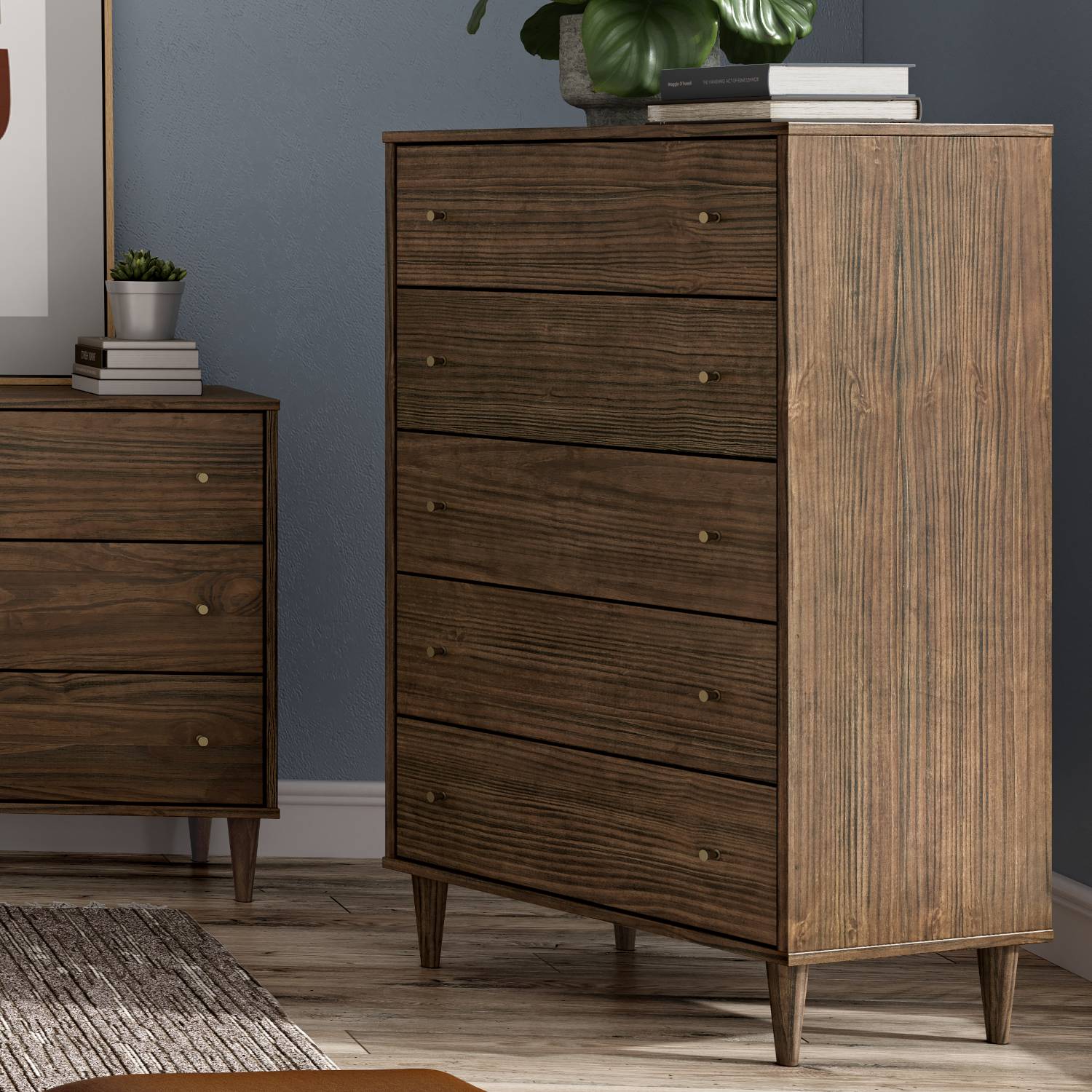 Mid Century 5-Drawer Chest - Image 3