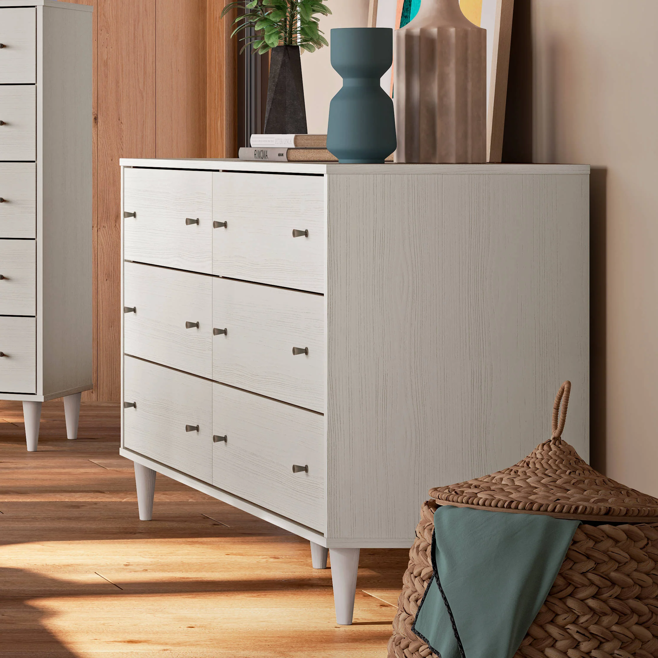 Mid Century 6-Drawer Dresser - Image 13