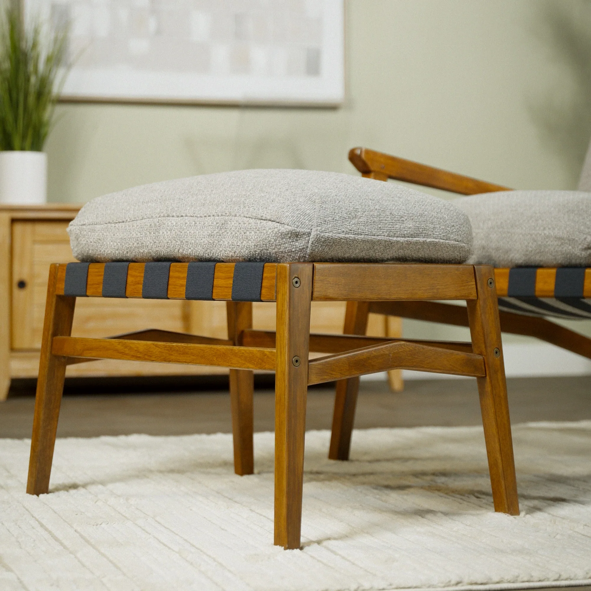 Mid Century Ottoman - Image 42